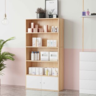 ✅ Cosmetics Display Cabinet Simple Modern Small Container Display Cabinet Beauty Salon Cabinet Product Shelf Display Stand