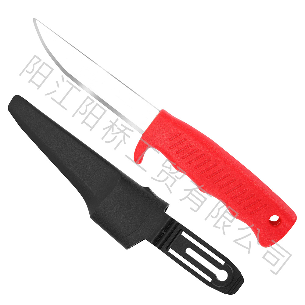 Cuchillo de pesca de agua flotante de acero inoxidable cuchillo de supervivencia multifuncional camping al aire libre cuchillo de pesca portátil cuchillo de cuchillo de herramientas Mora