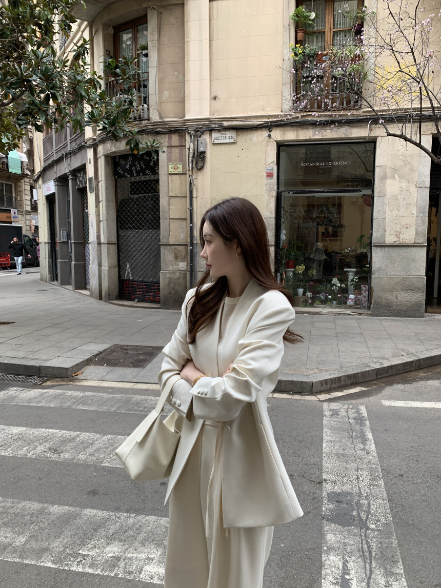 Blazer vintage stile coreano donna giacca casual elegante_voghion.com