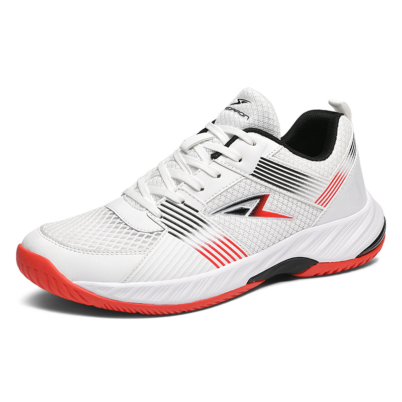 Zapatillas de bádminton transfronterizas para hombres y mujeres, almohadillas de potencia transpirables y antideslizantes, rebote de amortiguación, entrenamiento de competencia juvenil, zapatillas de tenis de mesa