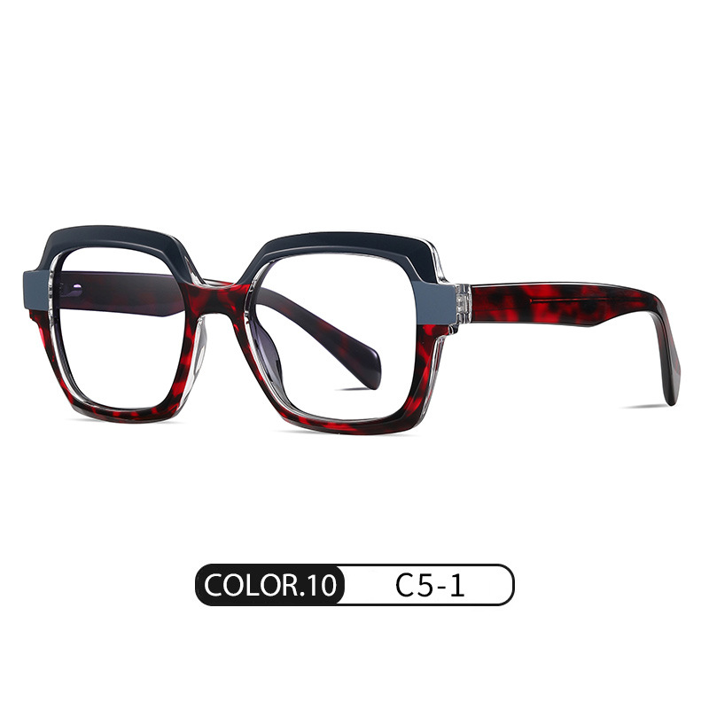 En la parte superior brillante, azul grisáceo profundo, cabeza de pila de carey rojo, C5-1 azul grisáceo