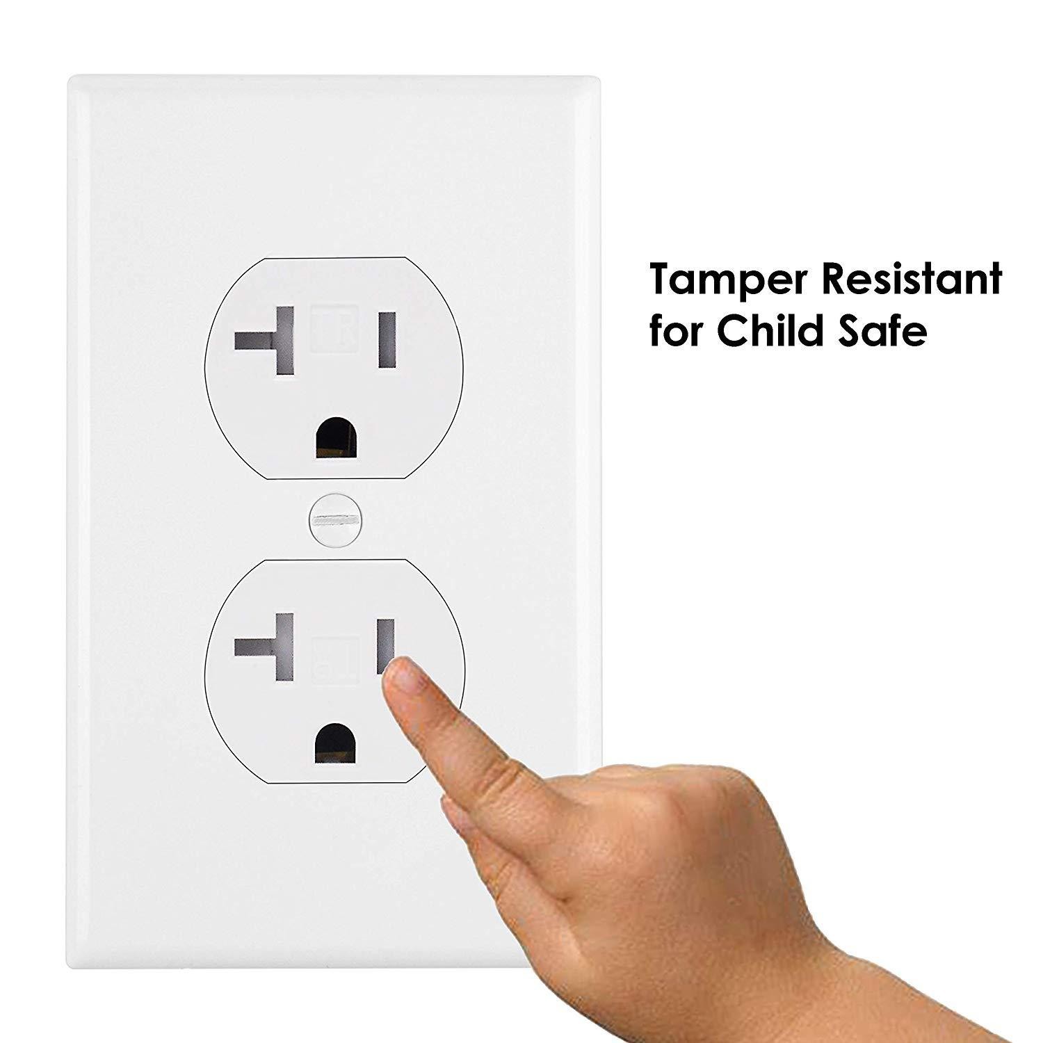 American Standard Dual Socket 115 * 70mm Panel American Dual NEMA American Standard Socket Interruptor de pared