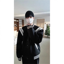 夹克男女春秋季棒球领百搭潮流男装情侣上衣服休闲宽松男士外套