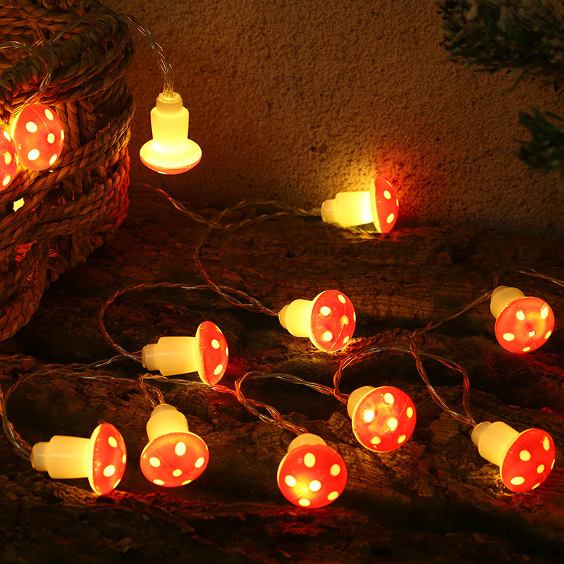 Christmas Simple Style Mushroom Plastic Indoor Lightings display picture 2