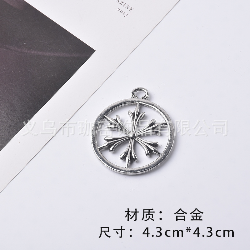 Collar de calle europeo y americano moda masculina hip hop estilo frío todo partido Internet celebridad aleación personalidad moda femenina ins suéter cadena colgante