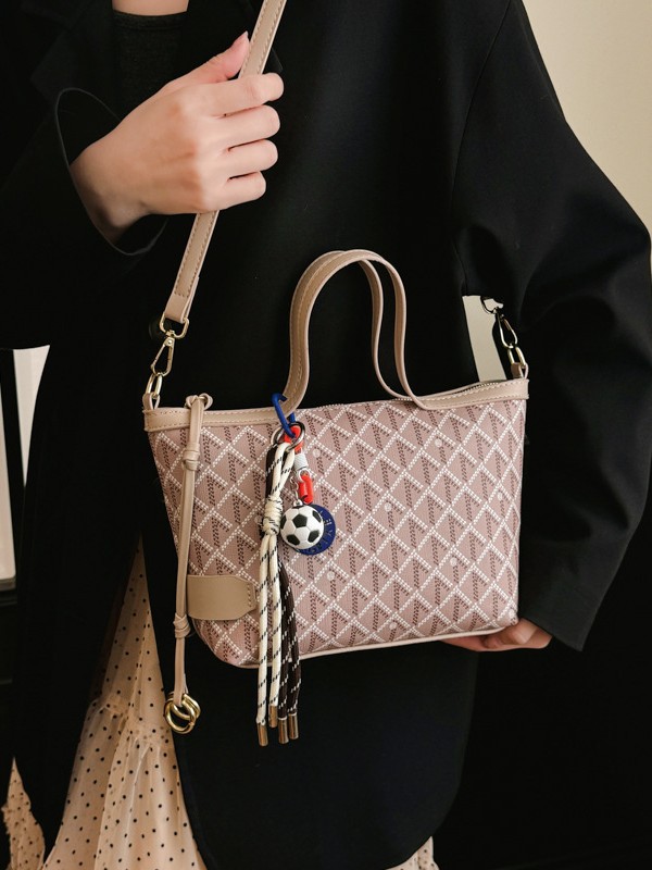 Bolsa de gran capacidad, nueva moda de viaje casual, bolso de hombro simple, moda europea y americana, bolso universal retro para mujeres.