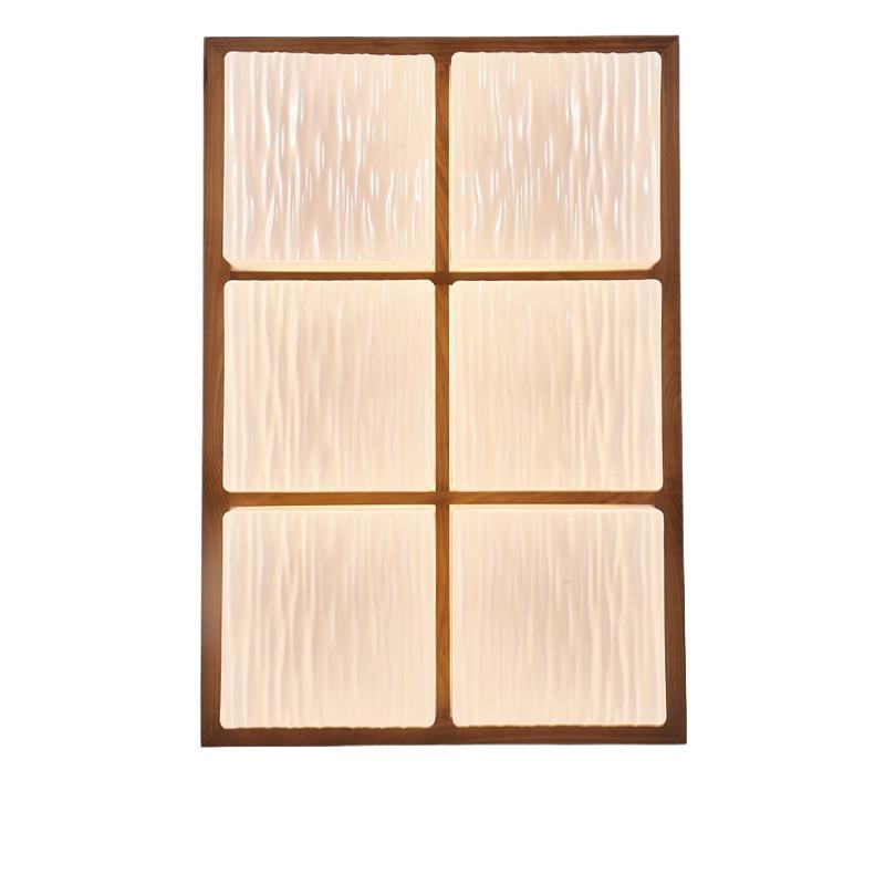 Luz de sala de estar de espectros completos de nuez, lámpara principal de vestíbulo, nueva lámpara de techo de estilo chino simple, lámpara de techo de estilo medieval, lámpara Zhongshan