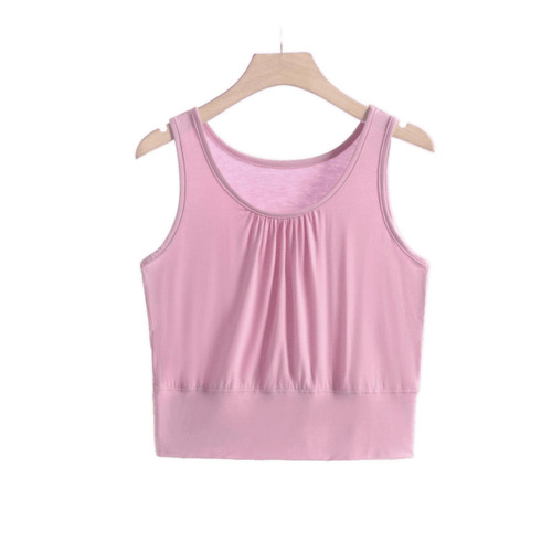 Fat mother short vest for middle-aged and elderly women summer sweatshirt large size suspender base shirt inner top thin