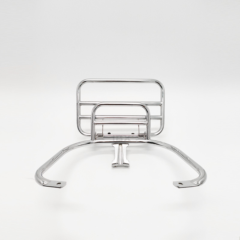 VESPA Piaggio GTS300: Piaggio Motorcycle frame - silver-rear-luggage-rack-without-backrest