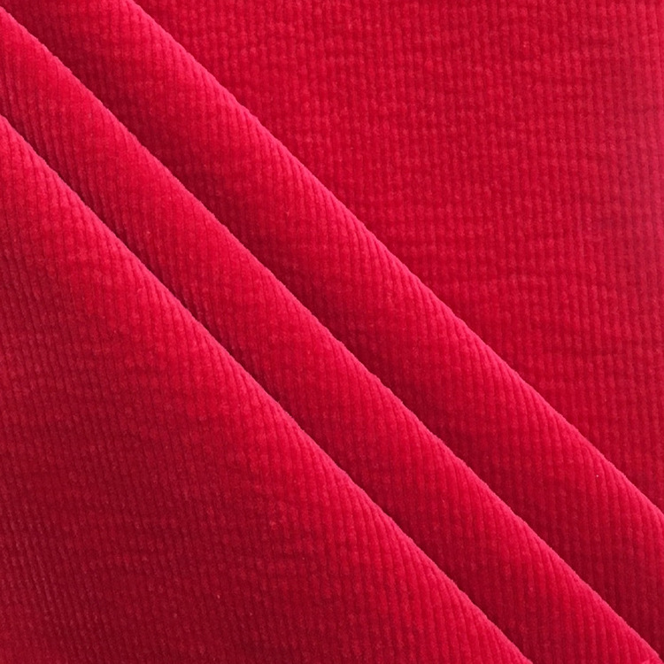 Wale11 nuevo color sólido textil elástico algodón spandex tela de lana