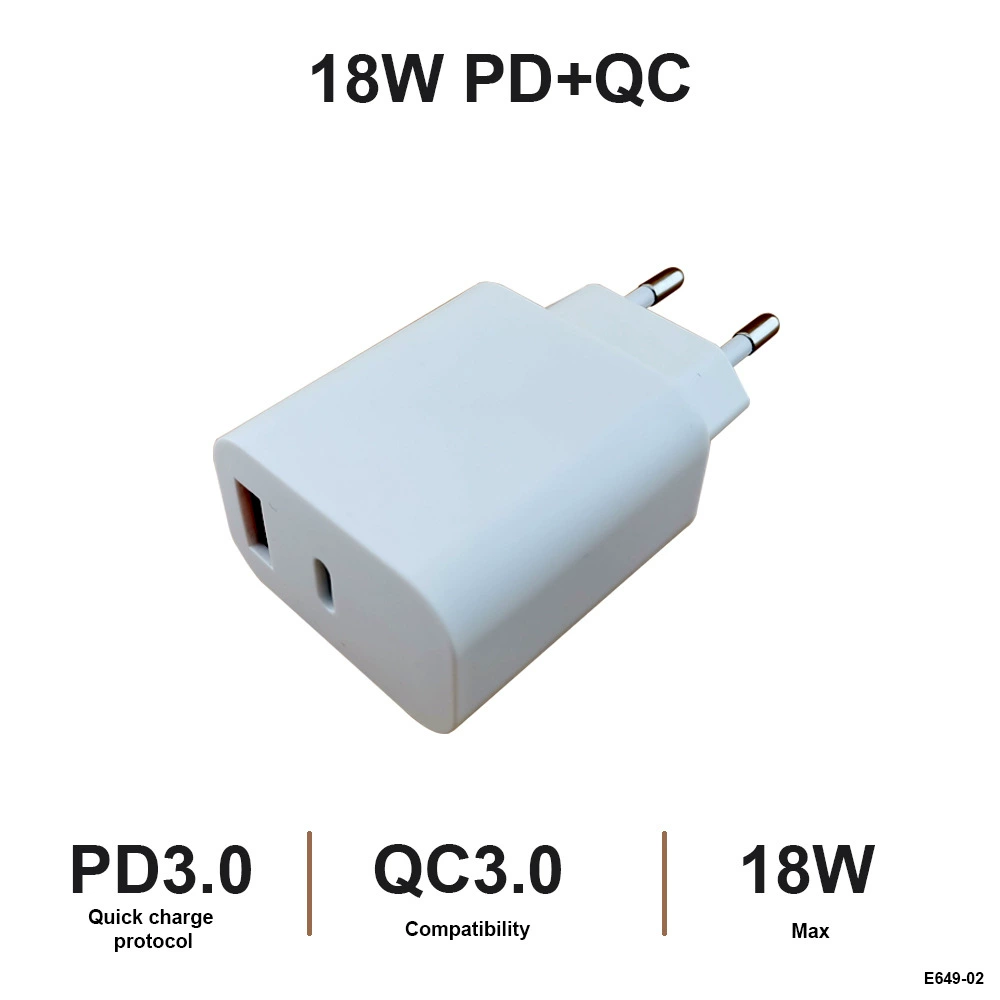 TYPE-C двойной порт GM PD быстрая зарядка 18W быстрая зарядка британские/американские/европейские нормы портативная прямая зарядка