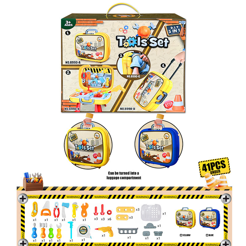 Juguetes para niños, mochila para niños, ingeniería de reparación DIY, desmontaje y desmontaje, caja multifuncional