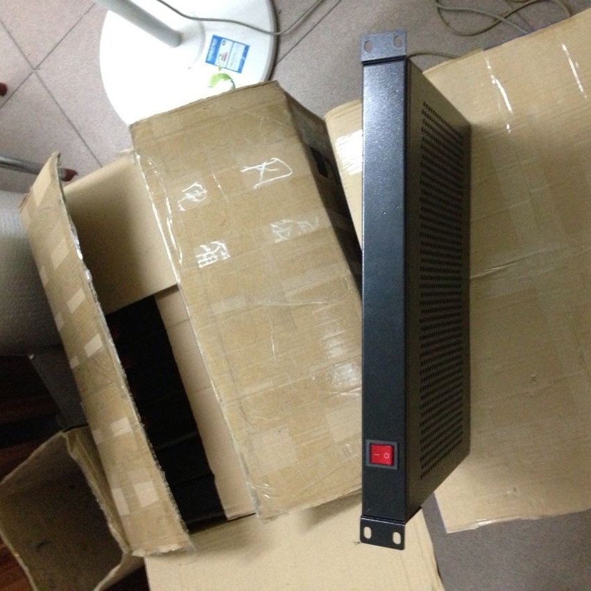 1u风扇单元 温控单元机箱机柜风扇降温散热通风器 机房调温器温控