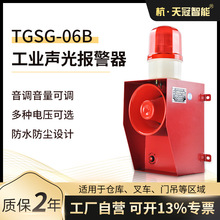 TGSG-06B声光报警器LED  一体化语音声光报警装置 工业报警喇叭