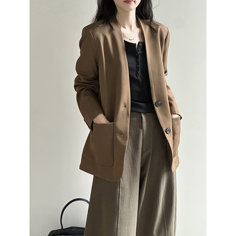 Beishan Tongshu High-Intelligence Women's Blazer, Autumn Elegant Commuting Casual Versatile Professional Top 98015 Beishan Tongshu High-Intelligence Women's Blazer, Autumn Elegant Commuting Casual Versatile Professional Top 98015