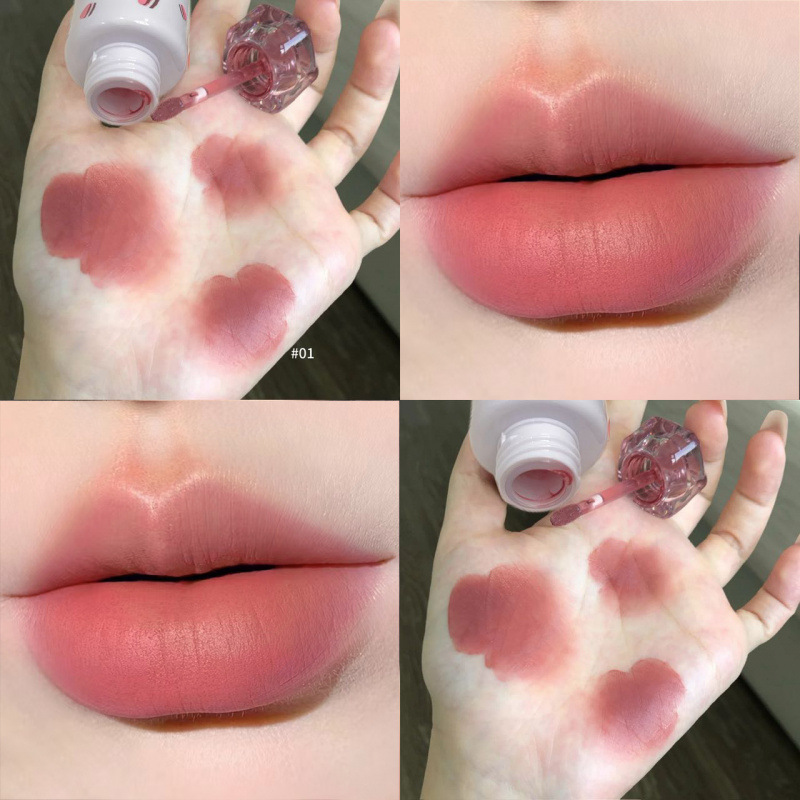 HERORANGE Cloud Mist Soft Matte Lip Polish Esmalt Lip Color Desnudo Blanqueador Transfronterizo Lipstick