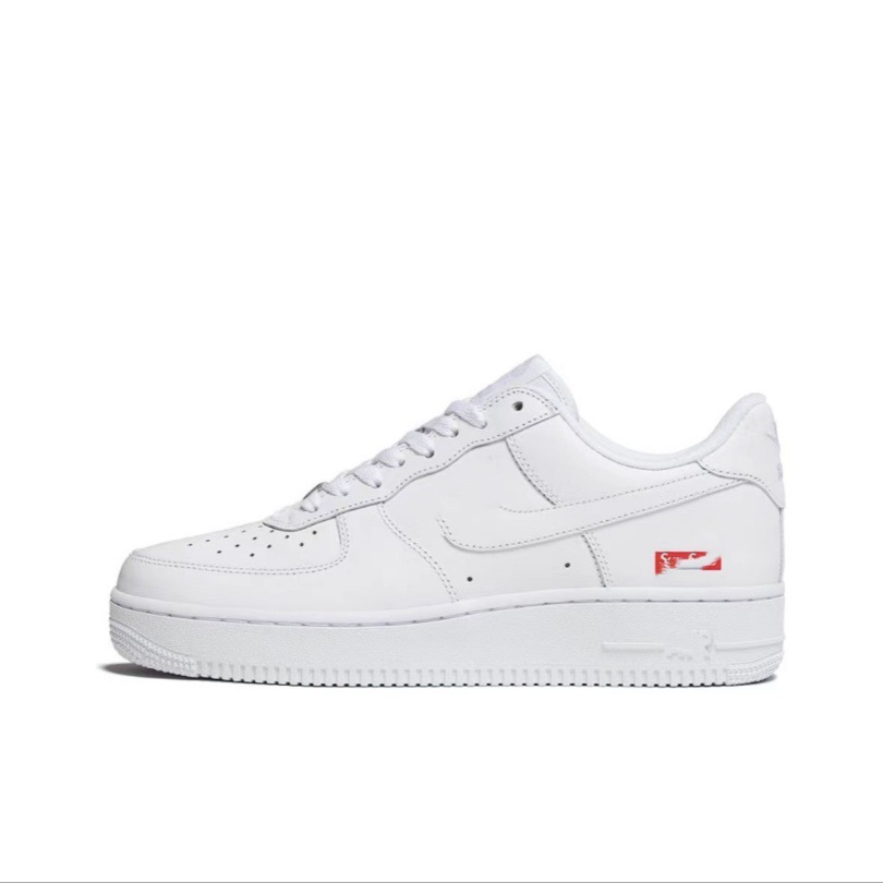 Putian shoes AF1 primera capa de cuero versión alta Air Force One zapatos casuales para hombres y mujeres zapatos blancos deportivos ventas directas de fábrica