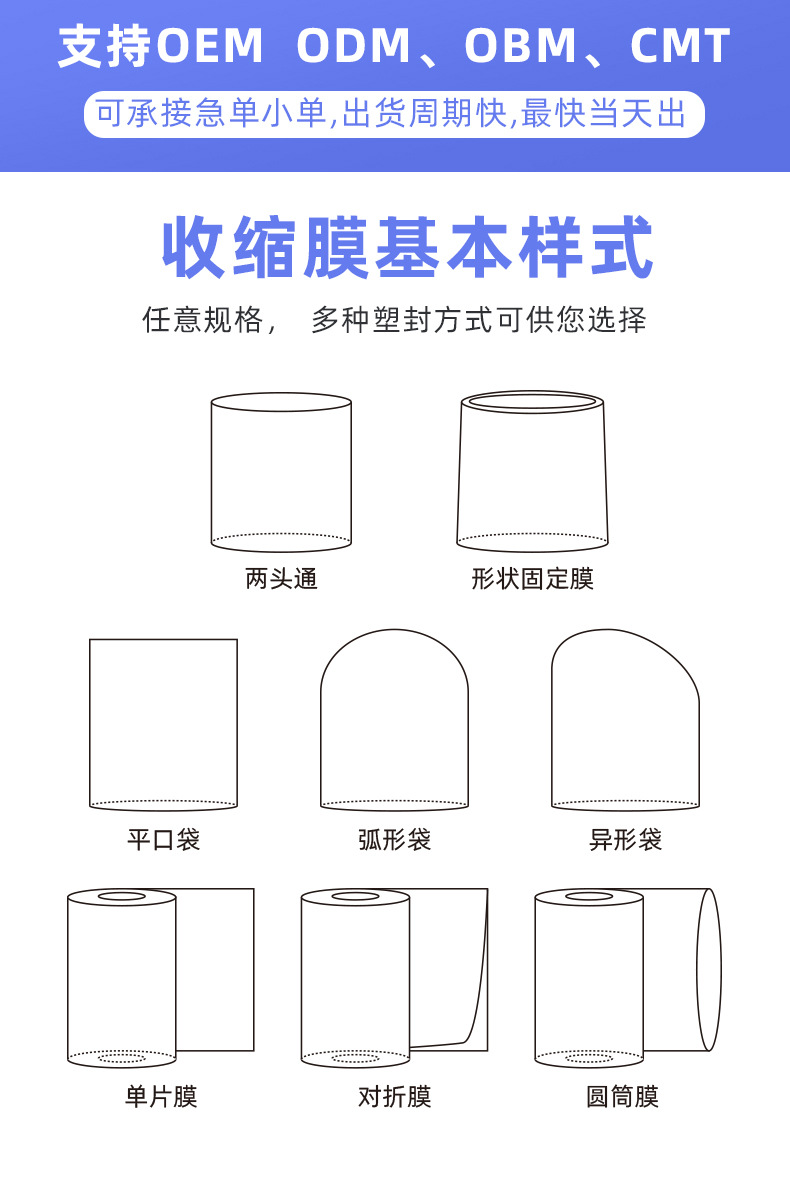 扭蛋收缩膜，蛋形状膜，塑封膜pvc/pet热收缩膜