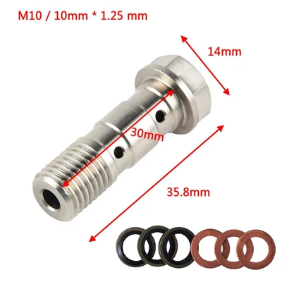 Stainless Steel M10X1.0/1.25Mm Brake Soyutma sisteminin digər hissələri - long-m10-m10125mm