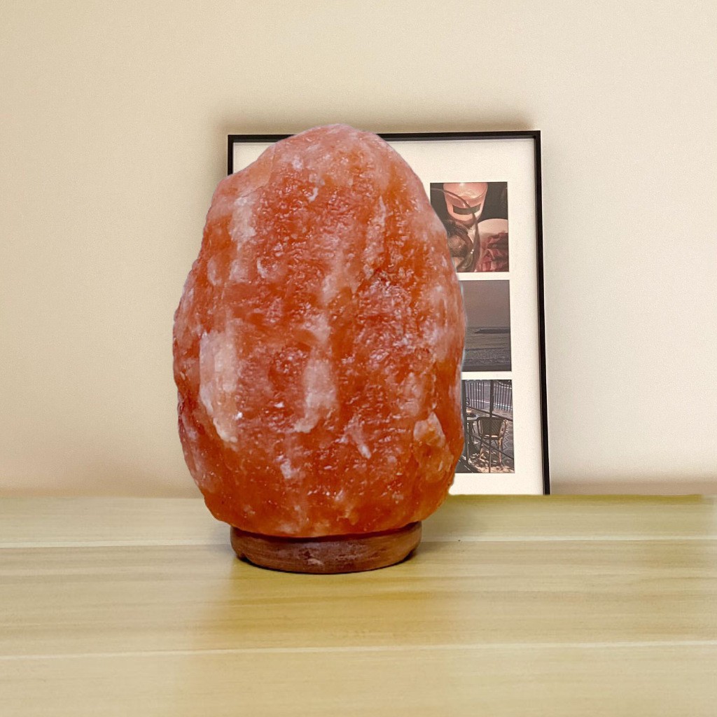 网红喜马拉雅盐灯盐石灯天然岩石灯摆件卧室氛围灯长明小夜灯水晶
