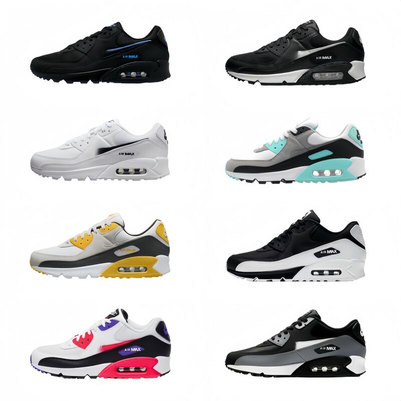 Foreign trade Air Max 90 Putian shoes, retro classic air cushion shoes, breathable mesh, unisex casual athletic running shoes Foreign trade Air Max 90 Putian shoes, retro classic air cushion shoes, breathable mesh, unisex casual athletic running shoes