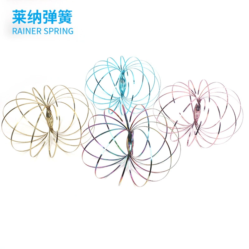 Tiktok тот же волшебный браслет поток жидкости 3D деформация нержавеющей стали делает детский киоск игрушки ночного рынка