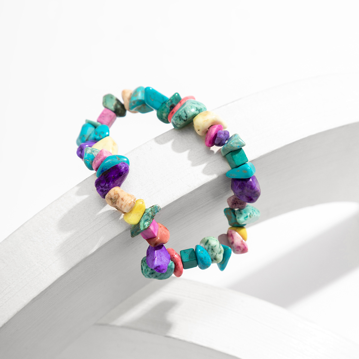 Pastoral Geometric Stone Beaded Bracelets