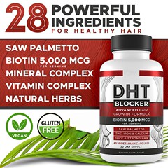 DHT遮断剤カプセル60粒blocker capsulesビオチン鋸パーム髪クロスボーダー