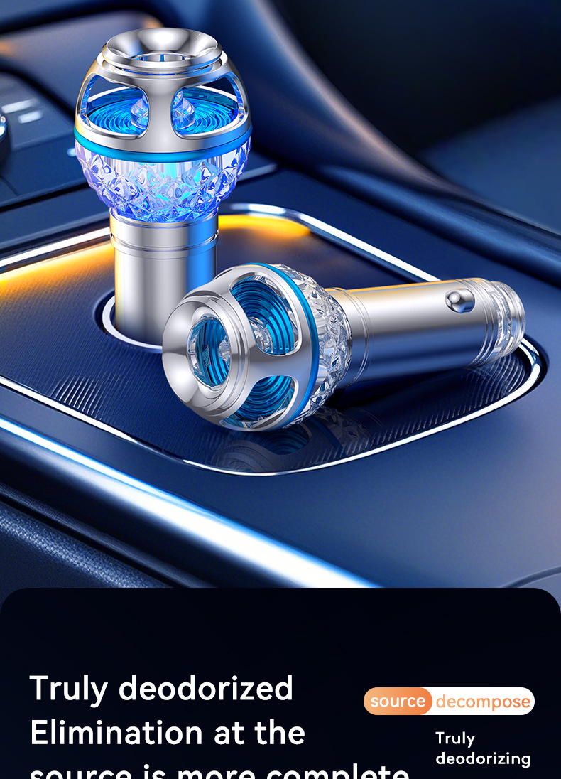 Car Appliances Mini Air Purifier Dust Removal Second-Hand Smoke Odor Haze Purifier Car Gift Marketing