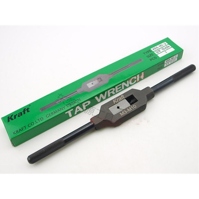 德国KRAFT力牌全钢丝锥扳手 手动丝攻绞手子M1.6-M6.5 3-10 10-25