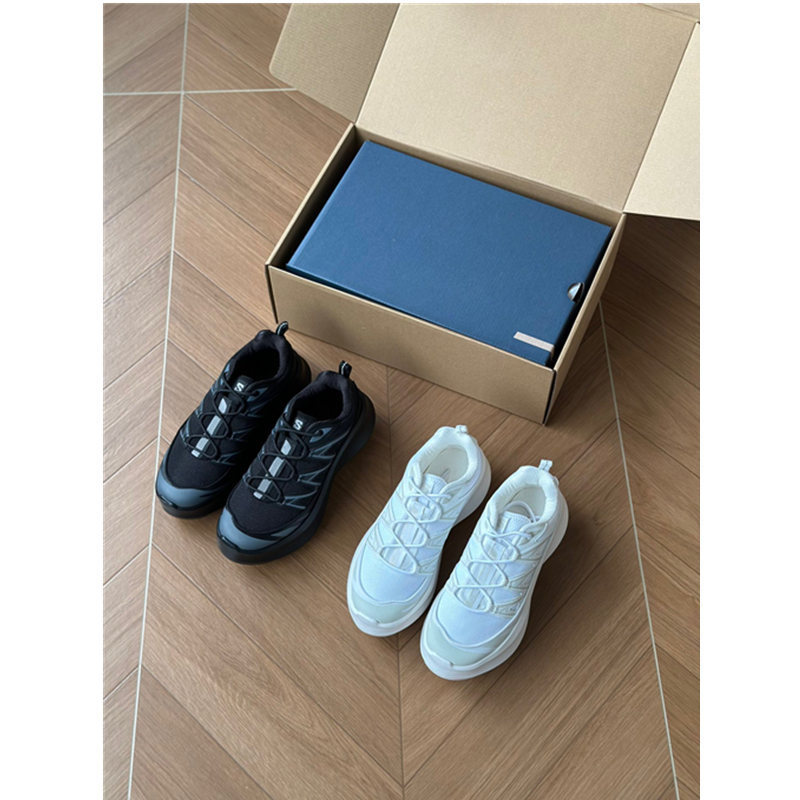 Dongguan Factory Wholesale! Salomon Co-Branded Ultra-Light Mesh Breathable Dad Shoes Thick-Soled Outdoor Sports Shoes for Women