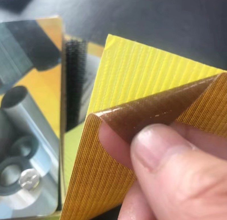 封口机绝缘耐磨带 离型纸PTFE黄色贴纸铁氟龙胶布 特氟龙高温胶带