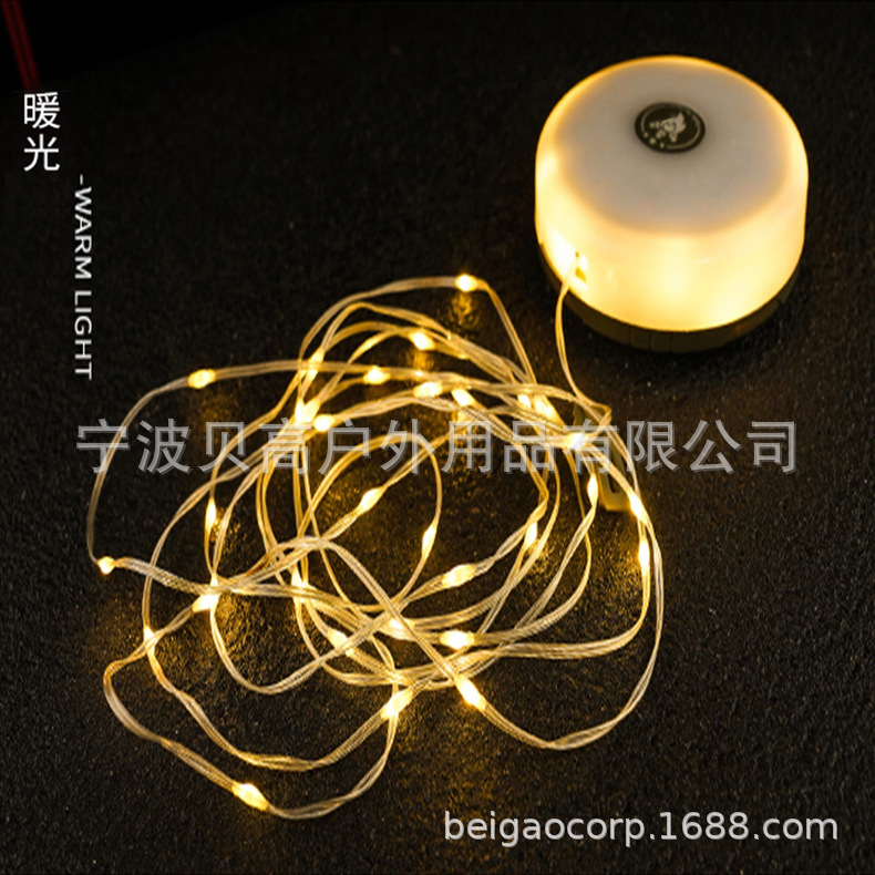 Iluminación de Navidad camping luz LED luz con tienda al aire libre campamento linterna recargable larga resistencia camping Luz