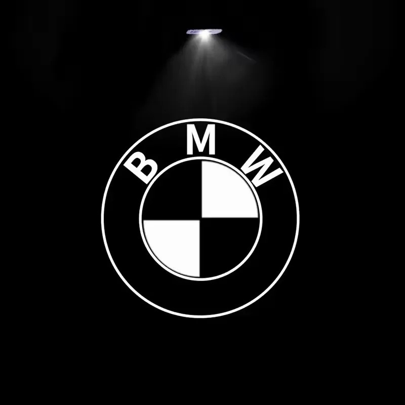 lámpara de bienvenida adecuada para la puerta de BMW lámpara de atmósfera de decoración lámpara de luz de piso lámpara de proyección láser