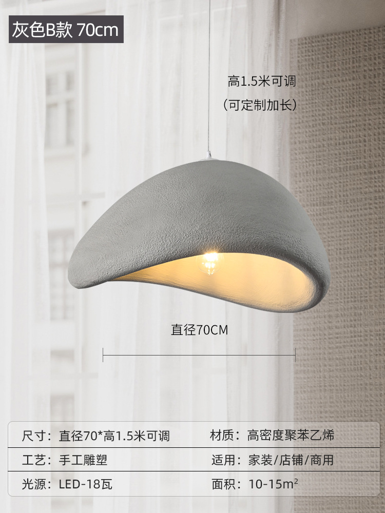 Wabi-Jifeng Candelabro Diseñador Cream Cafe Yuanbao B & B Restaurant