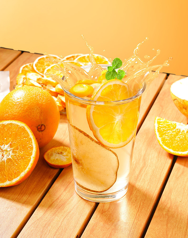 Kumquat Snow Pear Orange Tea Freeze Dried Fruit Tea Bags Sugar Free Cold Brew 100g key features