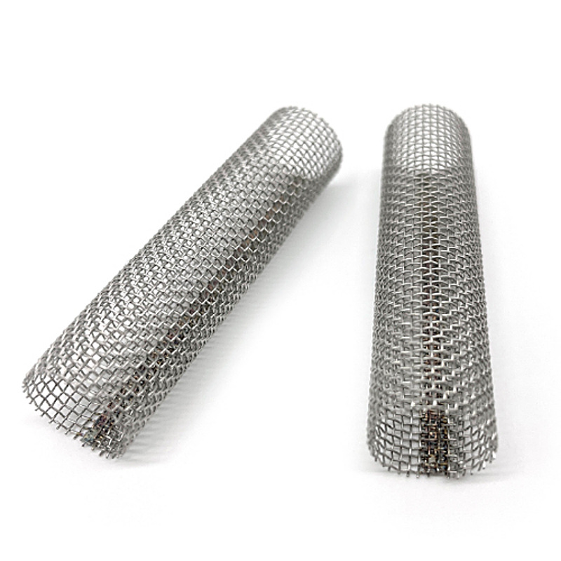 不锈钢网管  圆柱形过滤网 两头通编织焊接网 冲压过滤网钢丝网