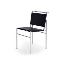 北欧网红椅罗克布伦椅中古设计不锈钢餐椅简约皮艺椅子