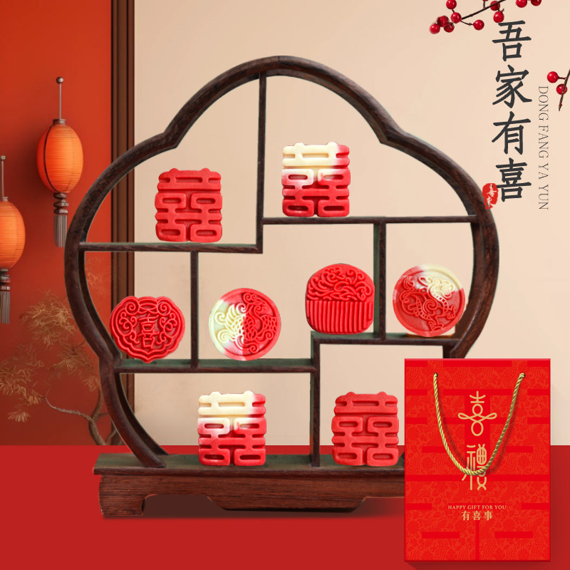 New Chinese Pastry Wedding Banquet Wedding Cake Engagement Birthday Table Accompanying Ceremony Handmade Pastry Wholesale