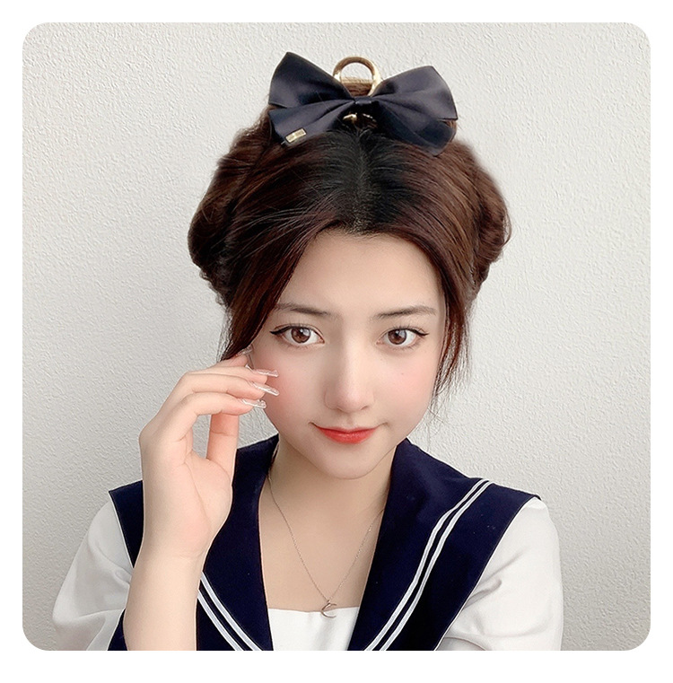 50g Weight Vintage Style Bow Knot Alloy Cloth Hair Claws