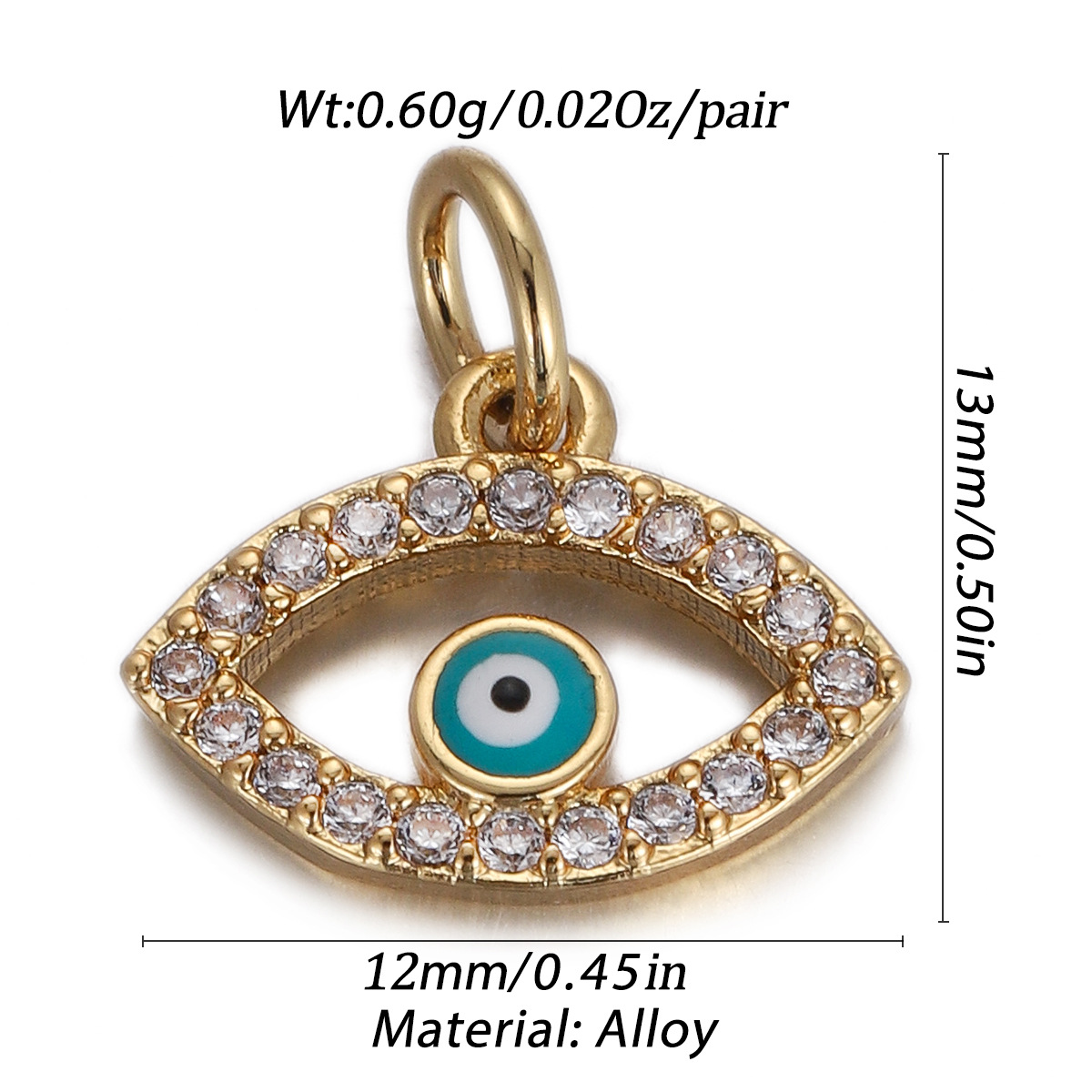 6g Weight Vacuum Plating Gold Plating Process Pendant, Chain Jewelry Making Type 20*18mm, 23*16mm, 46+4cm Jewelry Making Size Gold Plated Plating Material DIY Jewelry Accessories Classification 1 Piece Quantity Copper Material Devil's Eye, Heart Shape, Wings Pattern Plating Design Cute, Sweet, Simple Style Style 1 Piece 20*18mm 23*16mm 46+4cm Copper Gold Plated Devil's Eye Heart Shape Wings Pendant Chain 1
