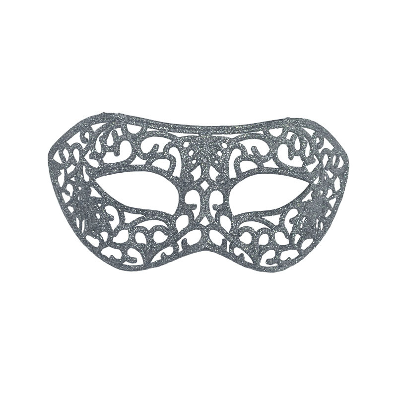 Máscaras de fiesta de Halloween máscaras de jazz retro máscaras de cabeza plana máscaras huecas máscaras antiquas de mitad de cara