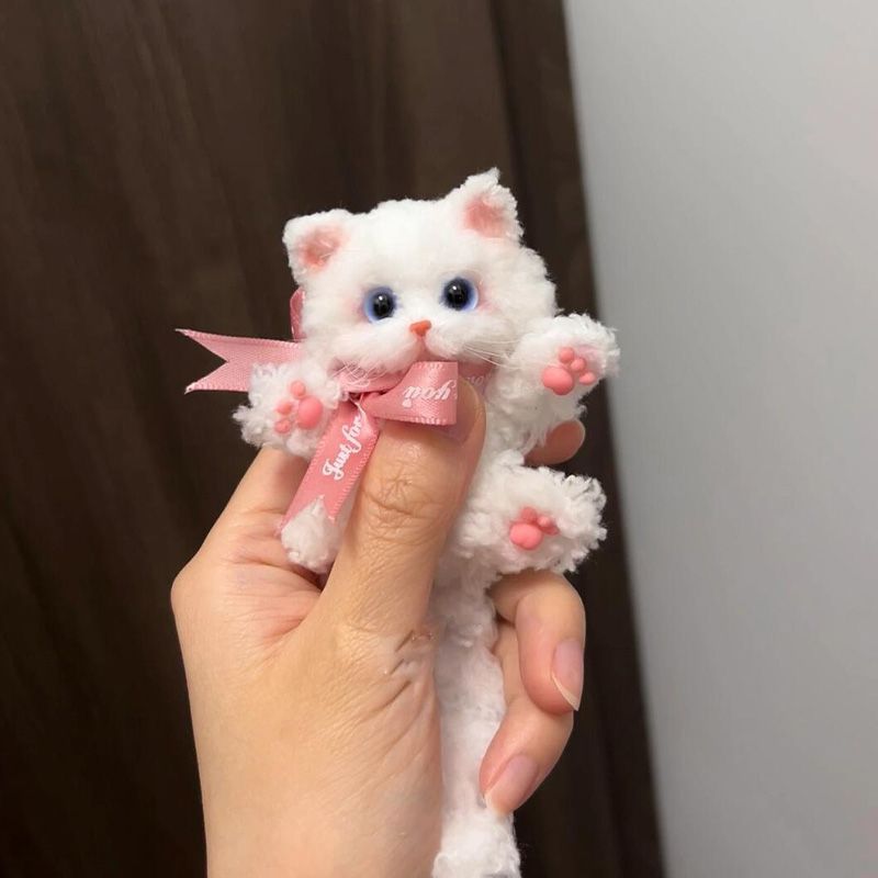 Halloween Twist Stick Kitty Colgante hecha a mano DIY material bolsa colgante regalo de cumpleaños para novia
