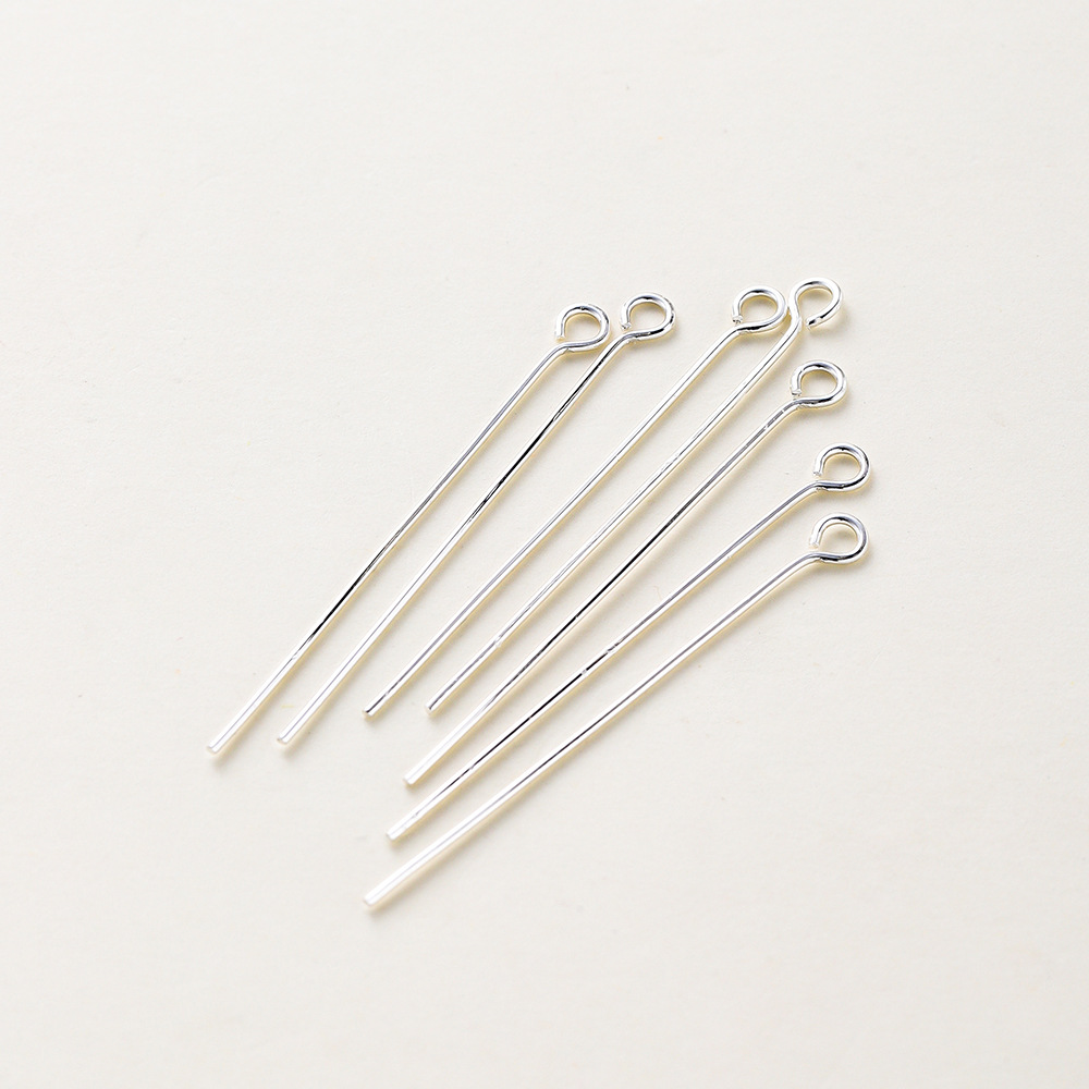 Thick silver color-preserving nine-character needle