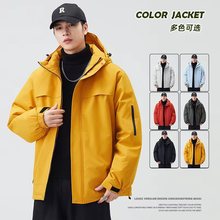 OOTD户外工装冲锋棉衣男冬季新款加厚保暖防寒棉袄冬装棉服外套男