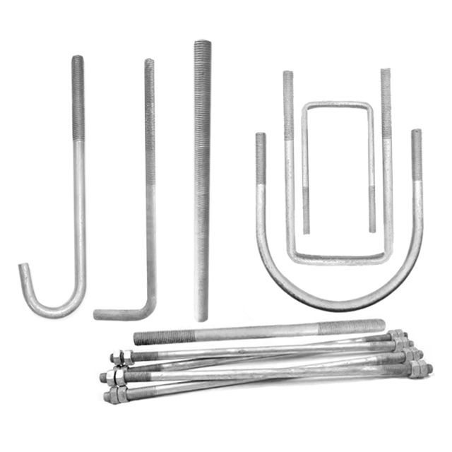 现货批发美制地脚螺栓 美标预埋螺丝 全螺纹螺柱 螺母