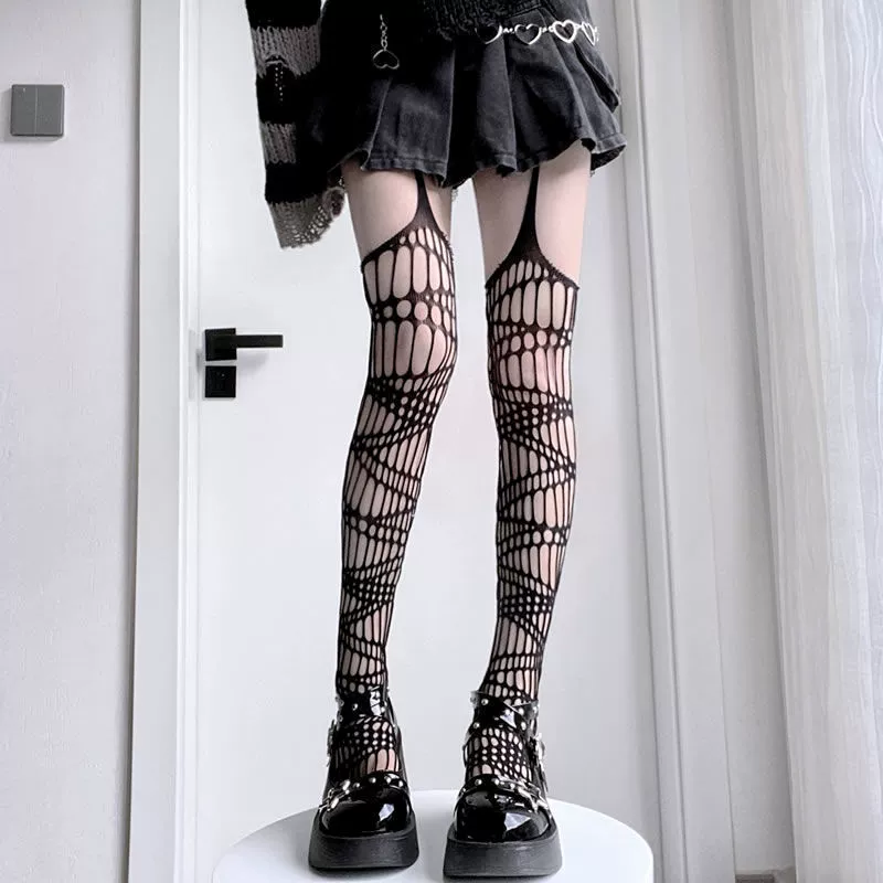 Колготки, сеть, стильLolita, утягивающий эффект