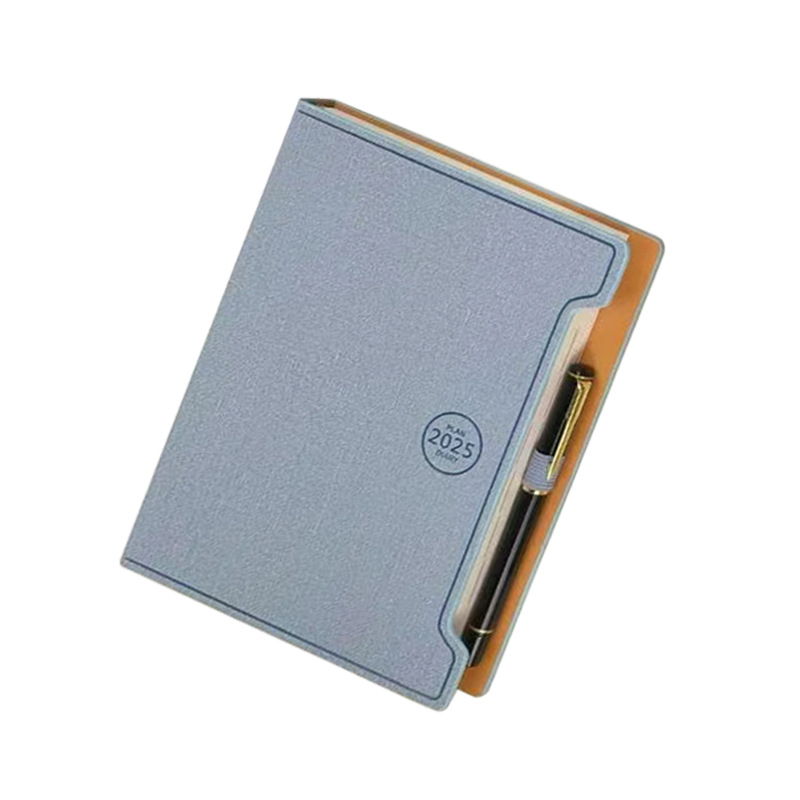 스케줄 노트북 맞춤형 2025 비즈니스 사무실 선물 계획 달력 자기 훈련 펀치 카드 책