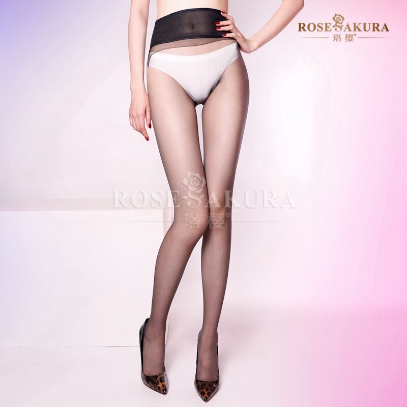 Luoying 8410 seamless 0D mesh waist deep crotch stockings women's ultra-thin silky 512 needle sexy pantyhose without trace