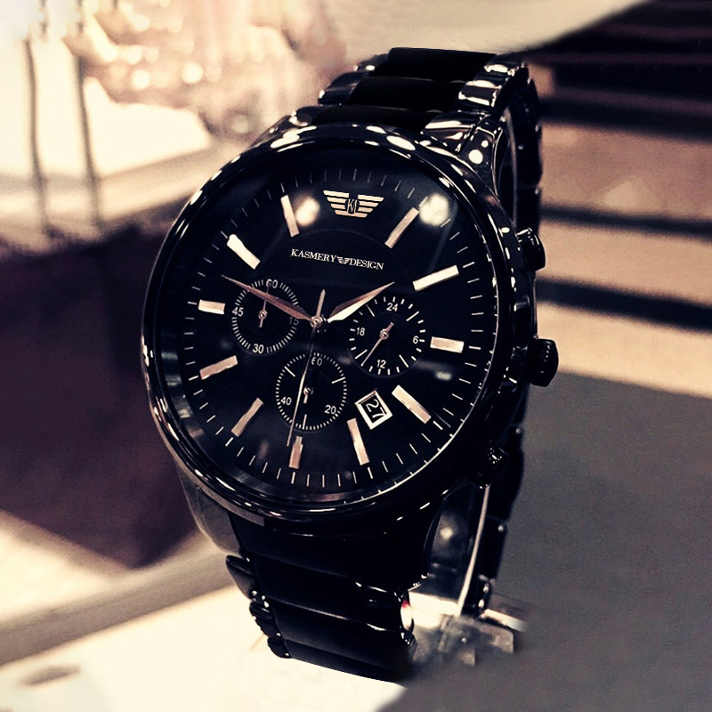 Watch Men's Brand Genuine Wholesale Foreign Trade Live Explosions Luminous Waterproof Quartz Watch Business Fashion Trendy Men's Watch